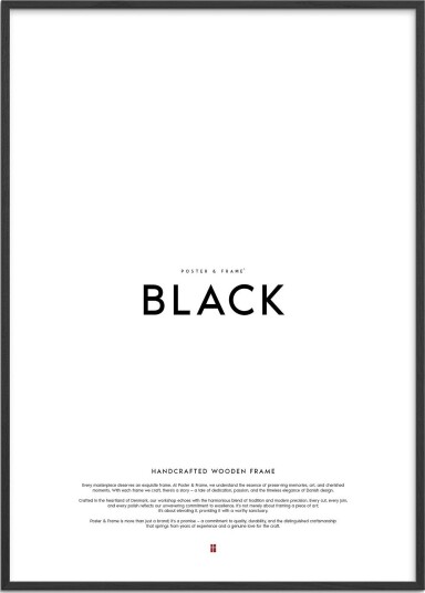 Poster & Frame Black Wood Frame Black 15X21CM Poster & Frame Black Wood Frame Black 15X21CM