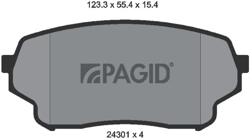 PAGID T1590N Bremseklosser PAGID T1590N Bremseklosser