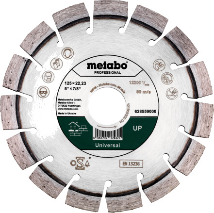 Metabo Diamantskive 12,5 cm for Betong og Sandsten