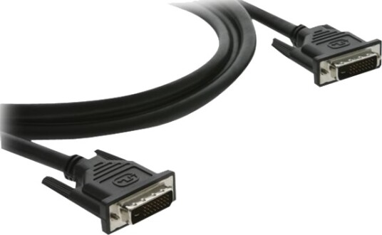 Kramer Cls Dm/Dm Series Cls Dm/Dm 6 Dvi Kabel Dobbeltlenke Dvi D Hann Til Dvi D Hann 1.8 M Formstøpt Tommelskruer