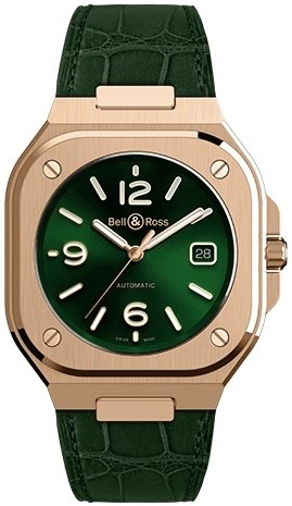 Bell & Ross Herreklokke BR05A GN PG/SCR BR 05 Grønn/Gummi Ø40 mm