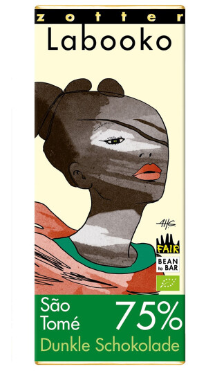 Zotter Labooko 75% São Tomé Craft Chocolate Bar