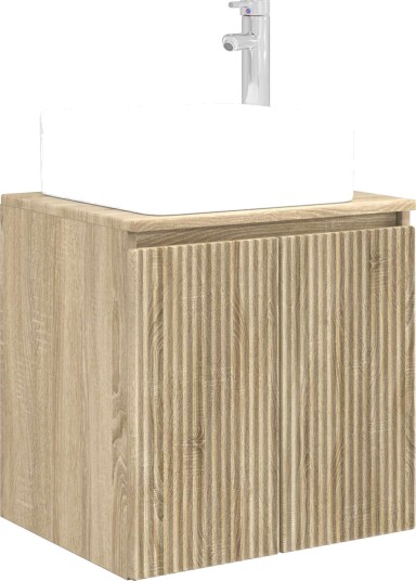  Vegghengt vaskeservant Sonoma eik 49,5 x 41 x 63 cm