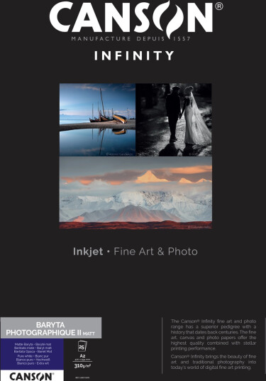 Canson Baryta Photographique II Matt 310g 60" x 15.25m Rull