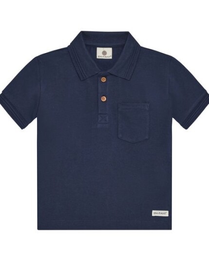 En Fant Polo Ss Navy 140