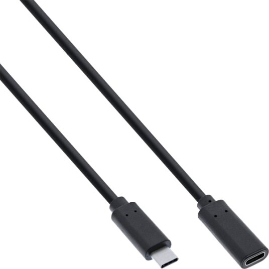 Inline 35771 1 M Usb C Usb C Usb 3.2 Gen 2 3.1 Gen 2 5 Gbit/Sek Svart