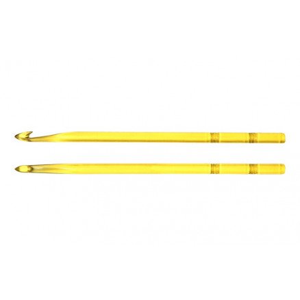 KnitPro Trendz Heklenål Akryl 13cm 6,00mm Yellow