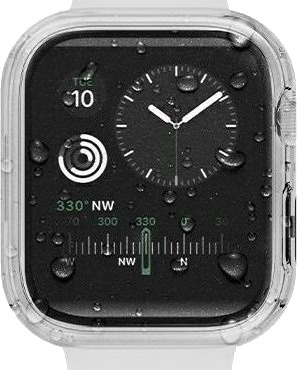 Uniq Nautic-Etuiet Til Apple Watch Series 7/8/9 45 mm Gjennomsiktig/Dave Clear