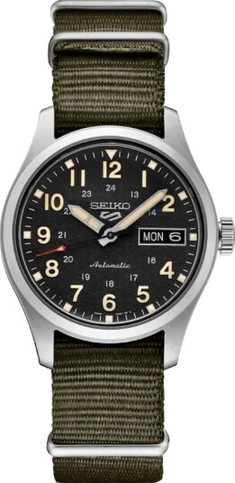 Seiko, 5 Sport Automatic herreklokke med brun rem Seiko, 5 Sport Automatic herreklokke med brun rem