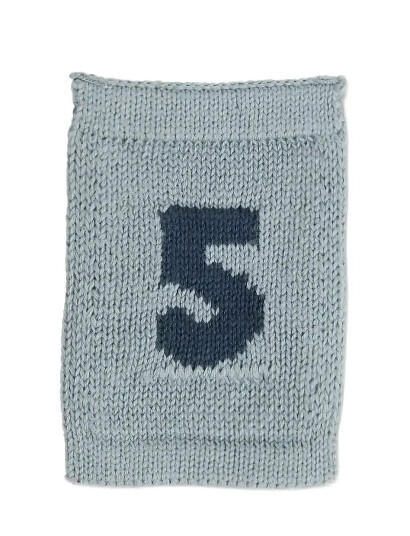 Smallstuff Knitted Flag 5 Blue Blue ONE SIZE