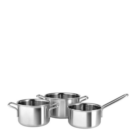 Eva Trio Multi grytesett 3 deler stål Eva Trio Multi grytesett 3 deler stål