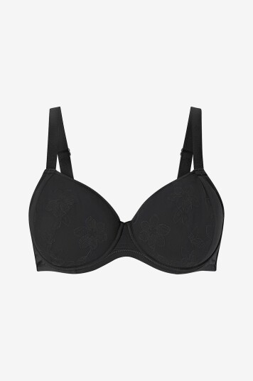 Zizzi - Spile-BH Linett Padded Bra - Svart
