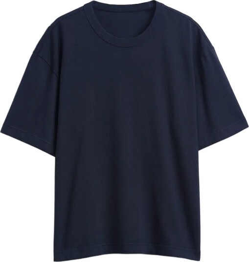 GAP Adult Heavyweight Crop T Shirt From The Gap Collection Navy S GAP Adult Heavyweight Crop T Shirt From The Gap Collection Navy S