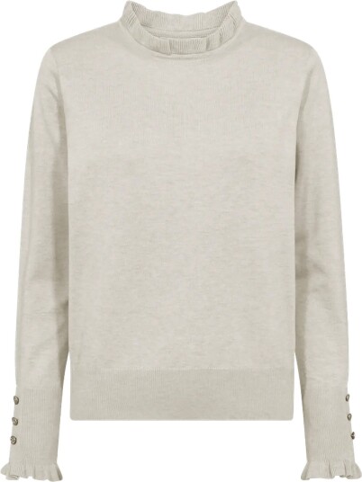FREE/QUENT Fqkatie Pullover MOONBEAM MELANGE S FREE/QUENT Fqkatie Pullover MOONBEAM MELANGE S