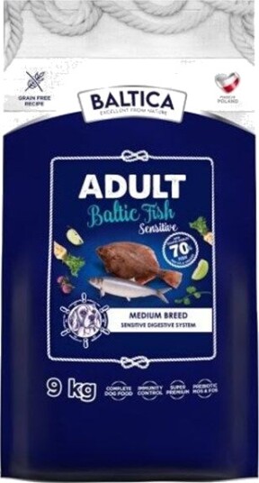 Baltic Agro Baltica Baltica Hundemat Karma Med Baltiske Fisker 9 kg