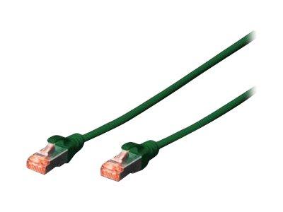 Digitus koblingskabel - 5 m - grønn, RAL 6016