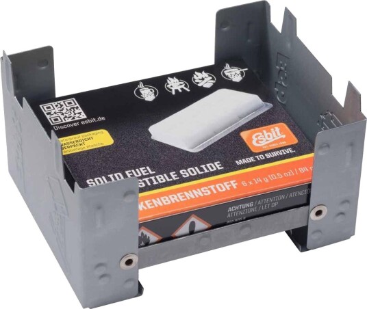 Esbit Brenselstabletter Pocket Stove Small Incl. Steel 6 x 14 g