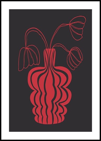 Tulip Night Plakat Plakat / 40x50cm