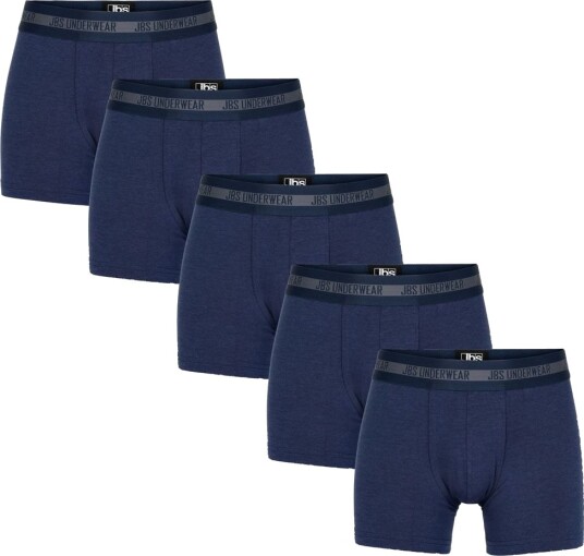 JBS Boxershorts 5 pack Bambus Navy JBS 7 9 år 122 134 Boxershorts Blå