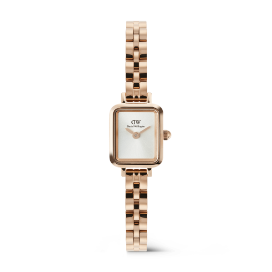 Daniel Wellington DW Watch Quadro Mini Arch 3 link White Sunray Rose Gold 15.4X18.2mm Daniel Wellington DW Watch Quadro Mini Arch 3 link White Sunray Rose Gold 15.4X18.2mm
