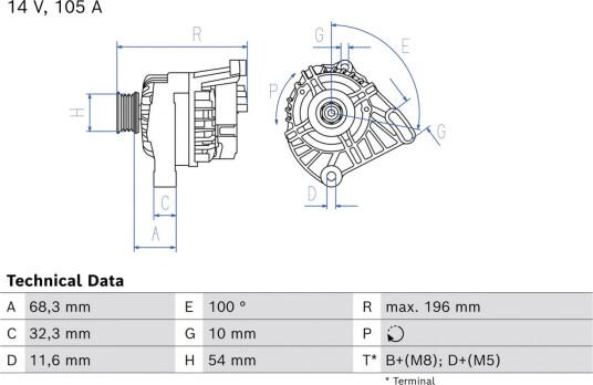 Dynamo BOSCH 0 986 086 860