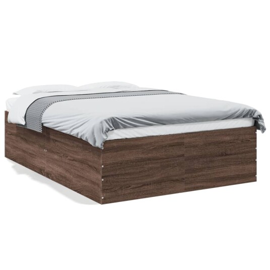  Sengeramme brun eik 120x190 cm konstruert tre 8721102615955