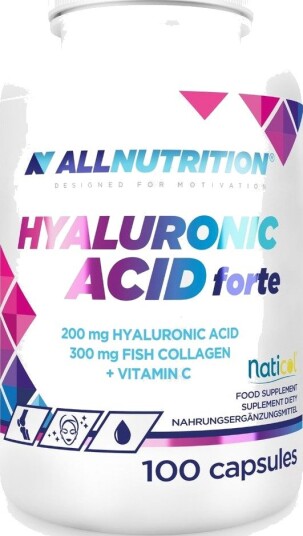 Hyaluronsyre 200 mg med kollagen 300 mg – 100 kapsler