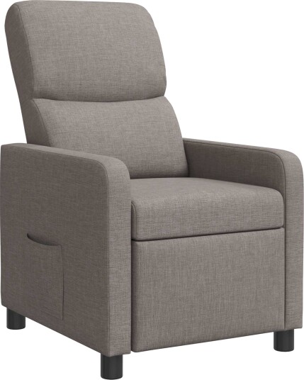 vidaXL Recliner Gråbrun