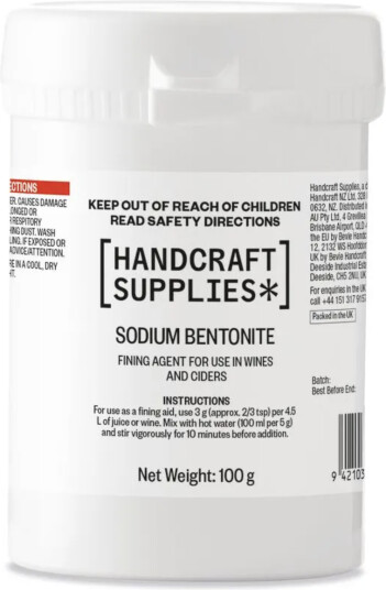 Handcraft Supplies Bentonit 100 g Handcraft Supplies klaringsmiddel Handcraft Supplies Bentonit 100 g Handcraft Supplies klaringsmiddel