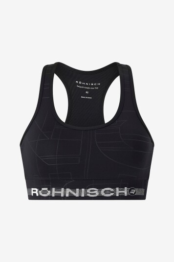 Röhnisch - Sports-BH Emblem Racerback Sportsbra - Svart