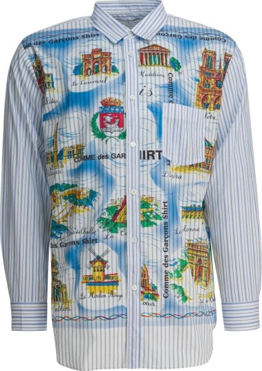 Comme des Garçons Herre Skjorter Flerfarget M,