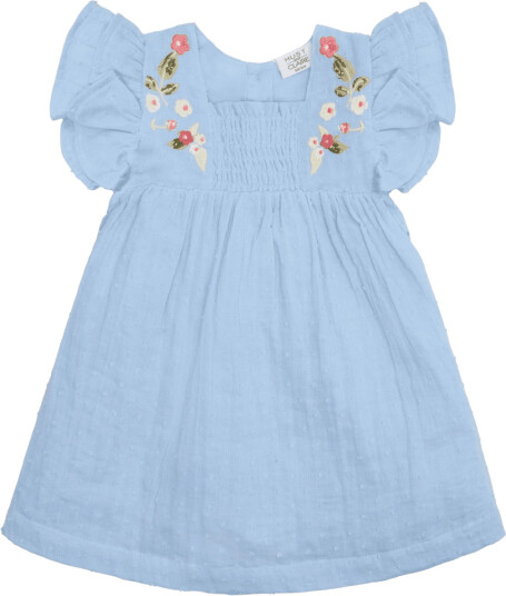 Hust&Claire Hust and Claire Hckatinka kjole til baby og barn Cloud Blue (68) 68