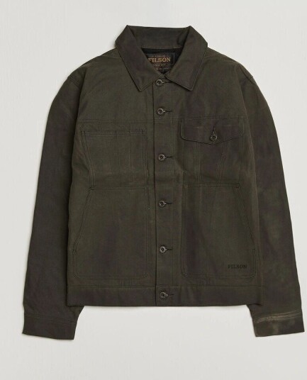 Filson Short Lined Tin Cloth Cruiser Beluga