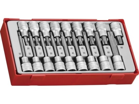 Teng Tools TTTX18 Utvendig Torx Skrutrekker 1,5 Kg med Plastkoffert Teng Tools TTTX18 Utvendig Torx Skrutrekker 1,5 Kg med Plastkoffert