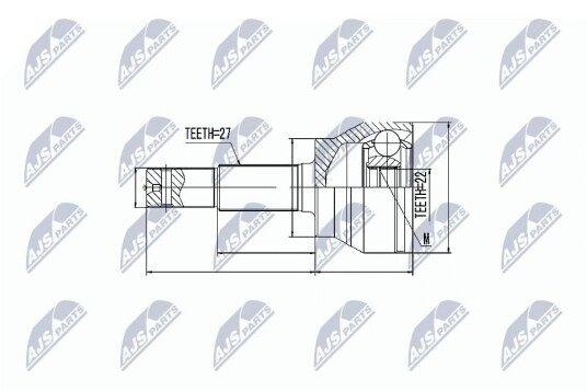 Nty Drivknute drivaksel NTY NPZ NS 083
