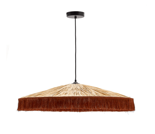 Kave Home Pollensa taklampe natur