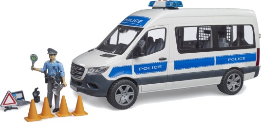 Bruder MB Sprinter Police vehicle with policeman