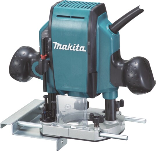 Makita RP0900J Håndoverfres 900W med justerbar krage 6/8 mm Makita RP0900J Håndoverfres 900W med justerbar krage 6/8 mm