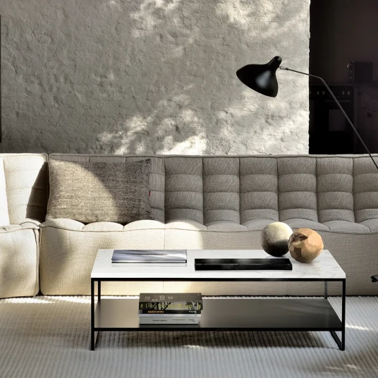 Ethnicraft Stone Salongbord White Carrara