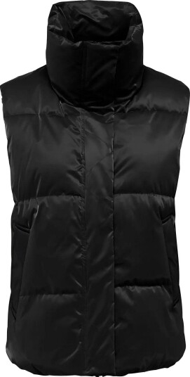 ONLY Onlbergen Shiny Waistcoat Cc Otw BLACK XS ONLY Onlbergen Shiny Waistcoat Cc Otw BLACK XS