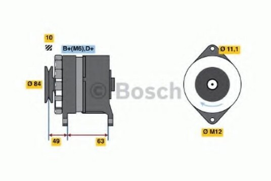 Dynamo BOSCH 0 986 035 760