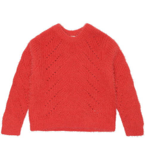 The New Tndiva Knit Pullover Red 110 116