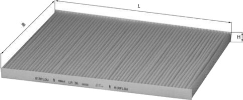 Kupefilter MAHLE LA 36 Kupefilter MAHLE LA 36