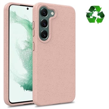 Samsung Galaxy S23 5G Biologisk Nedbrytbart Deksel Rosa