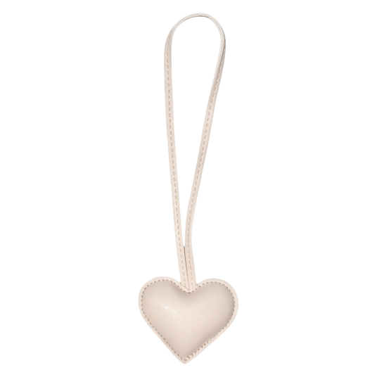 DARK Heart Bag Charm Sand 1pcs