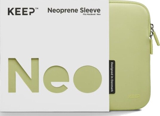 KEEP Neoprenetui til MacBook Neo Citrus