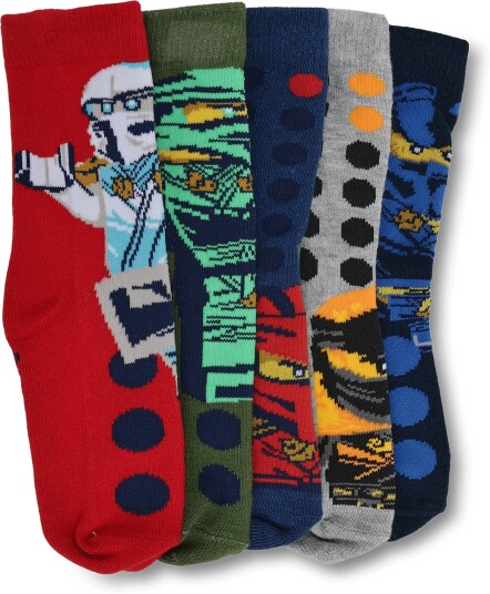 Lego Wear Lwaiko 601   5 Pack Socks.   DARK NAVY   31 33
