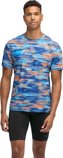 Hoka Airolite Short Sleeve 2.0 Herre Bblr/Blue Burr XL