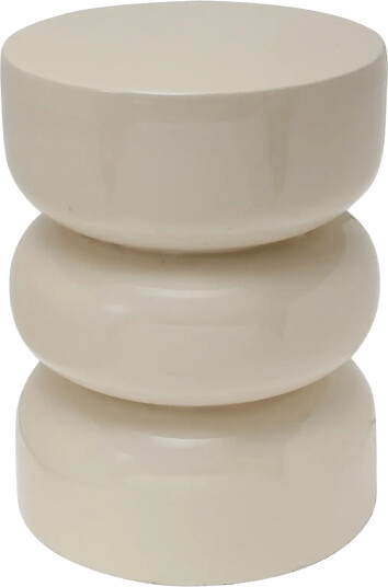 Leitmotiv Stool Rey Cream H48CM Leitmotiv Stool Rey Cream H48CM