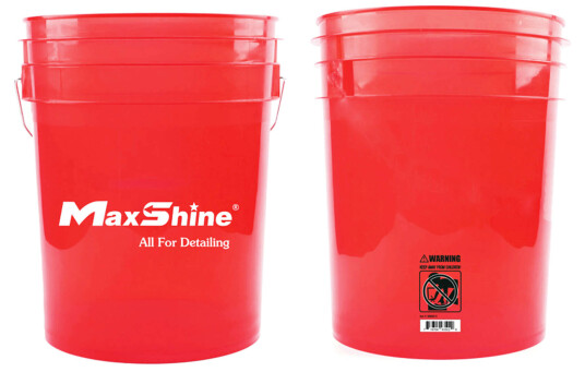 Maxshine Detailing Bucket Transparent 20L - Red